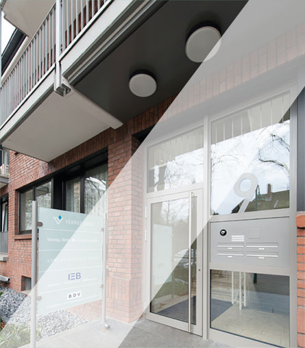 house entrance of Verwey GmbH